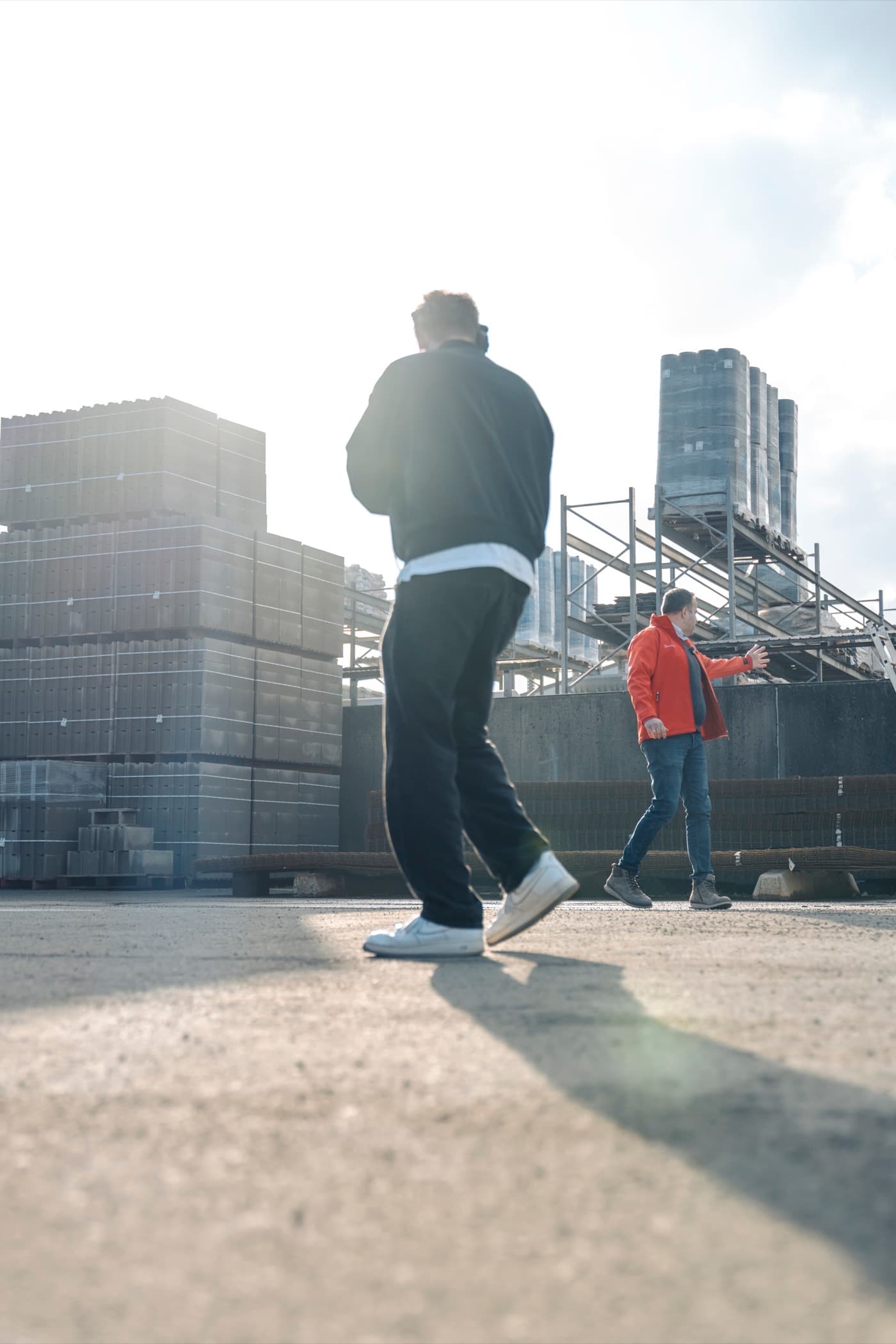 Produktion vor Ort bei einem Industriebetrieb